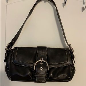 Coach black handbag